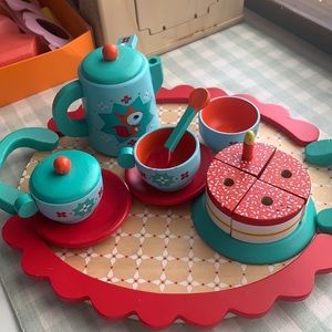 Wooden Tea Set